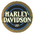  14570-96 (14570-96): Decal, fuel tank  "Harley-Davidson usa"  round - NOS - FLHTCU