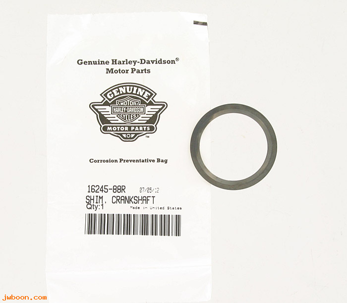   16245-88R (16245-88R): Thrust washer, flywheel - .050" - NOS - Sportster. XR750 '89-