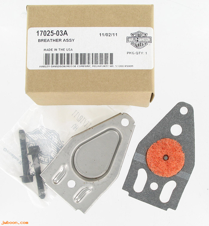   17025-03A (17025-03A): Breather assembly - NOS - Twin Cam