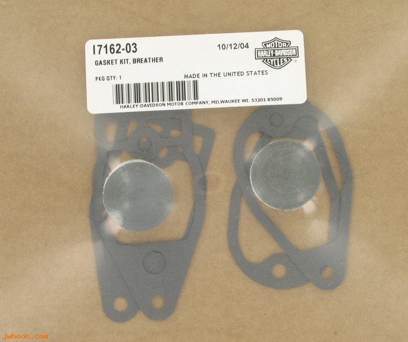   17162-03 (17162-03): Gasket kit - breather - NOS - Twin Cam '99-