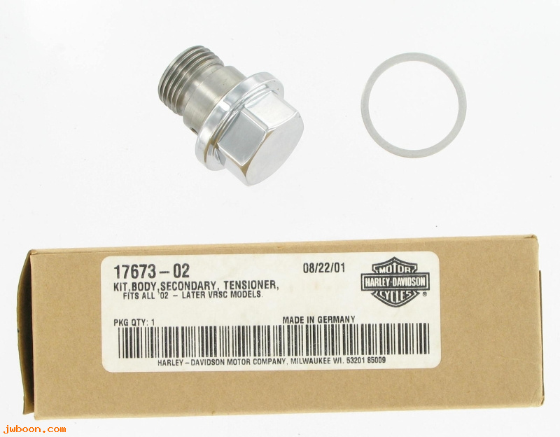  17673-02 (17673-02): Cam tensioner bolt - NOS - V-rod