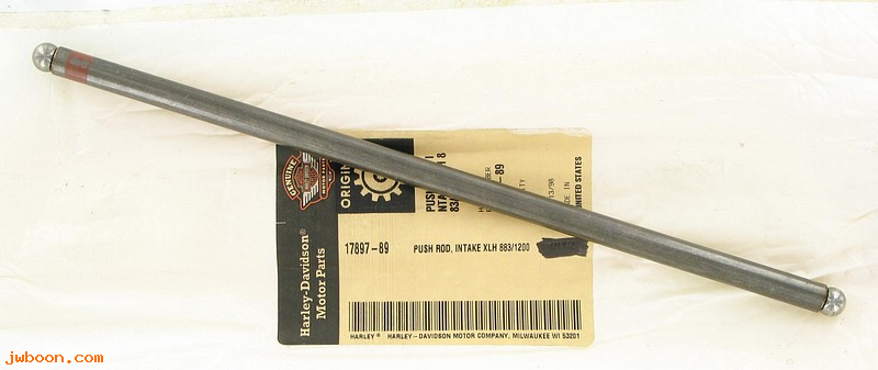   17897-89 (17897-89): Push rod - intake - NOS - Sportster XL '91-'03. Buell '95-'02