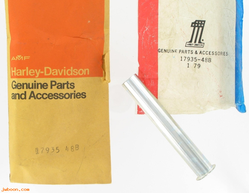   17935-48B (17935-48B): Cover, push rod, upper - use with washer 17955-36,cork - NOS