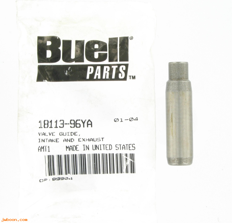   18113-96YA (18113-96YA): Valve guide, intake & exhaust - NOS - Buell '96-'02