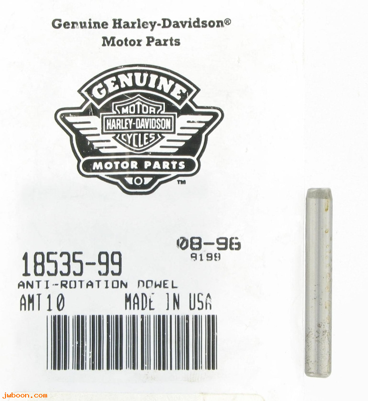   18535-99 (18535-99): Anti-rotation dowel - NOS - Twin Cam '99-