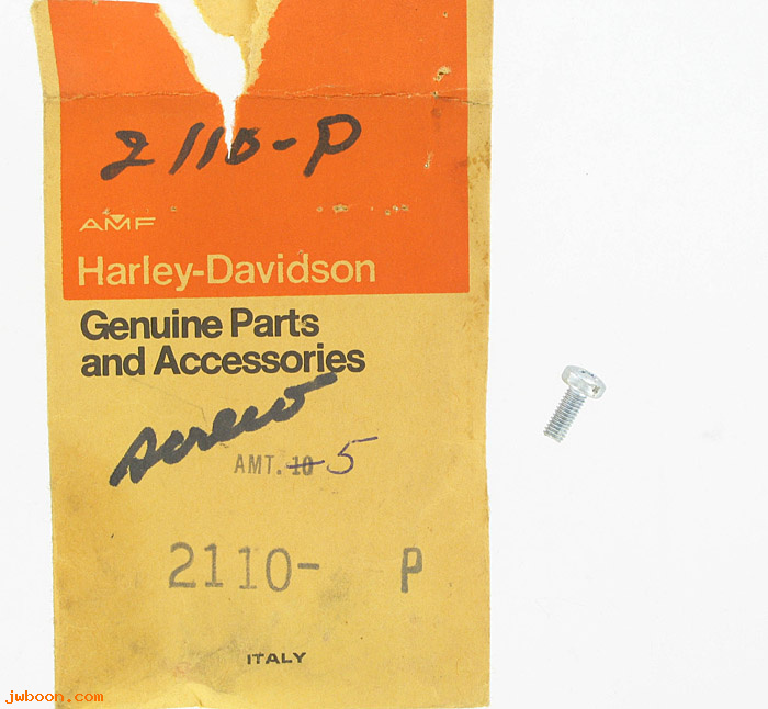       2110P (    2110P): Screw, 4 mm x 10 Phillips pan head - circuit breaker cover - NOS