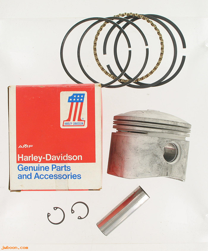   21991-80 (21991-80): Piston with rings and pin +.010" '81-'84 - NOS - Big Twins 81-e83