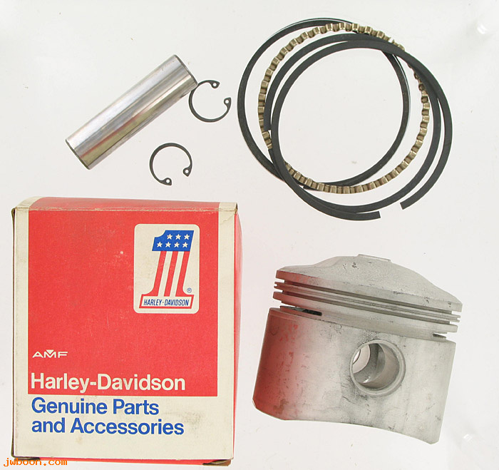   22191-78 (22191-78): Piston with rings & pin FLH 78-80 1340cc - STD - NOS - FX 79-80