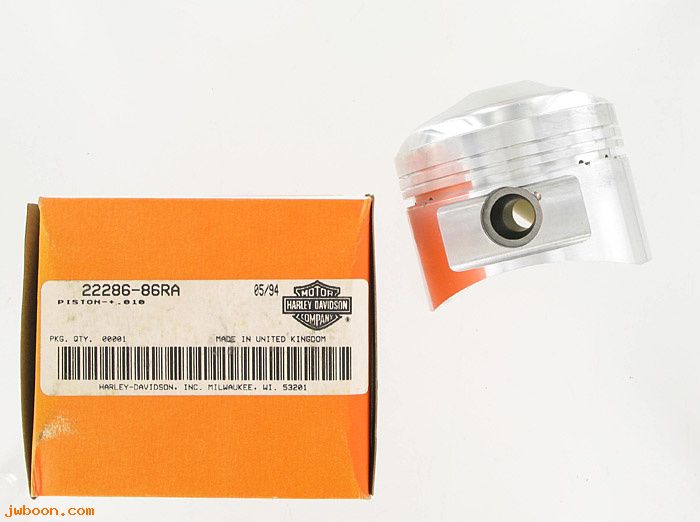   22286-86RA (22286-86RA): Piston with pin, Sportster XR-750 - Cosworth - +.010" - NOS