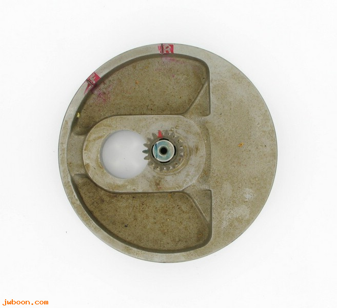   23754-89R (23754-89R): Flywheel - gear side, includes pinion gear - NOS - XR 750 '88-