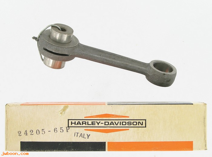   24205-65P (24205-65P): Connecting rod, w.crank pin & large bearing,late style -NOS- M-50