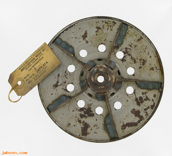    2479-41A (37873-41): Disc, clutch releasing - 750cc - NOS - 750cc '41-'73