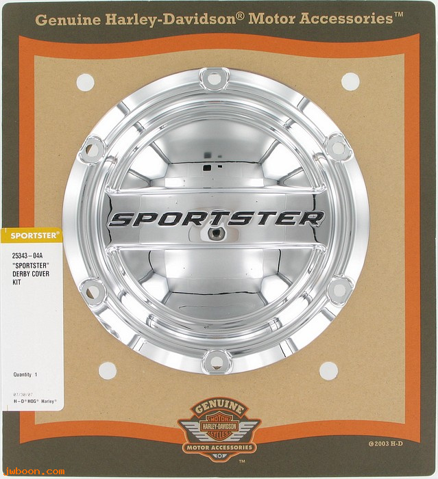   25343-04A (25343-04A): Derby cover - "Sportster" collection - NOS - Sportster XL '04-