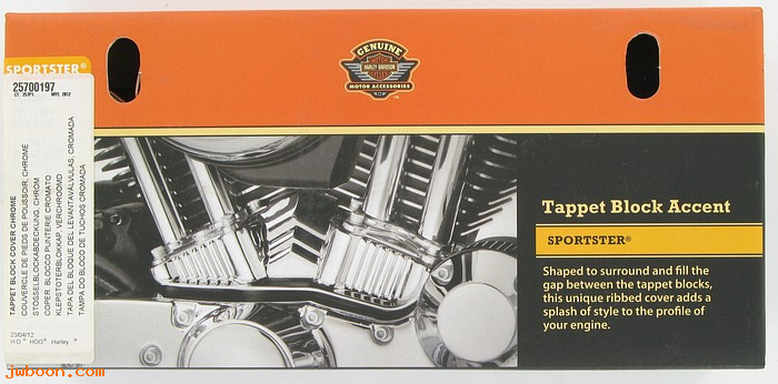   25700197 (25700197): Tappet block trim - NOS - Sportster XL '04-