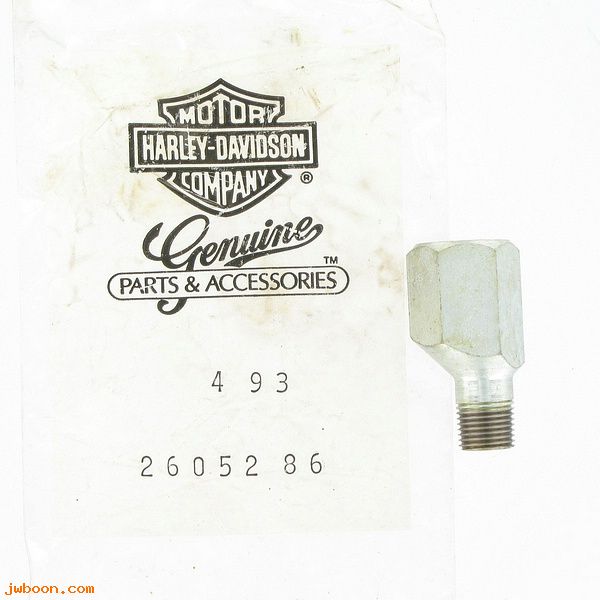  26052-86 (26052-86): Fitting, oil pressure switch / gauges - NOS - Big Twins '84-'92
