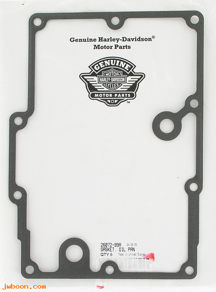   26072-99A (26072-99A): Gasket, oil pan - NOS - FXD, Dyna '99-