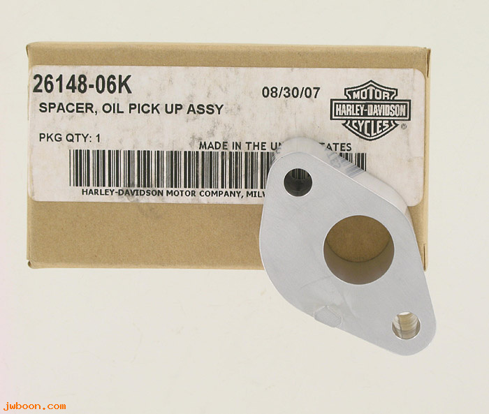   26148-06K (26148-06K): Spacer - oil pick-up assy. - NOS - V-rod VRXSE