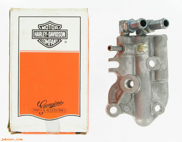   26299-82 (26299-82): Cover, oil pump - NOS - FXR, FXRT late'82-'83, Super Glide, Sport