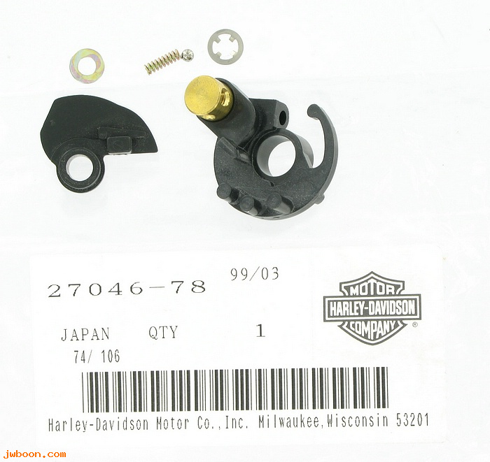   27046-78 (27046-78): Plastic parts kit-springs,clips,washers,ball,choke lever-NOS-FL