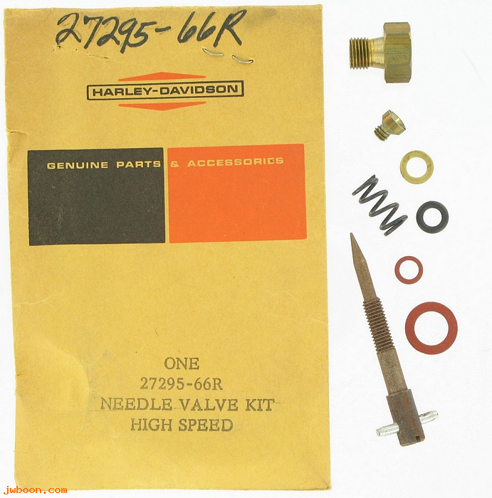   27295-66R (27295-66R): High speed needle valve kit - NOS - KR,KRTT,KHR,XR 750, XLR 1970