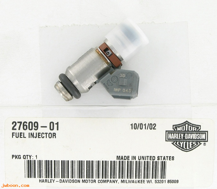   27609-01 (27609-01): Fuel injector - NOS - Softail '01-'03. Touring '02-'03