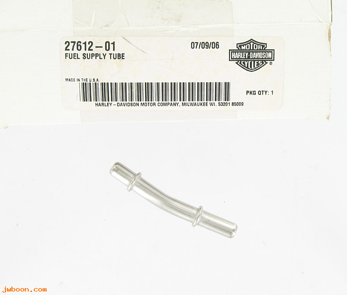   27612-01 (27612-01): Fuel supply tube - NOS - Twin Cam '01-'05