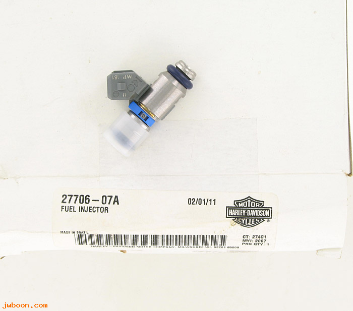   27706-07A (27706-07A): Fuel injector - NOS - Sportster XL's