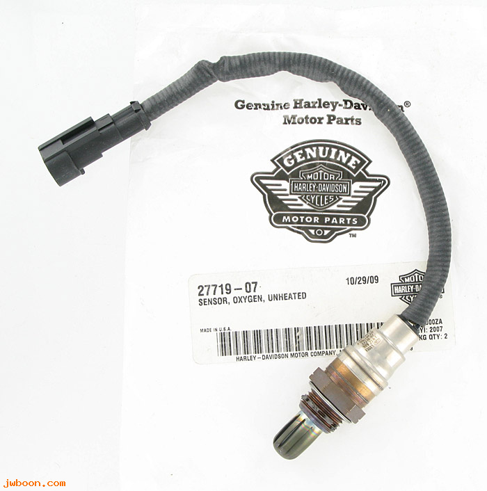   27719-07 (27719-07): Oxygen sensor - unheated - NOS - Sportster XL's. Touring '07-'09