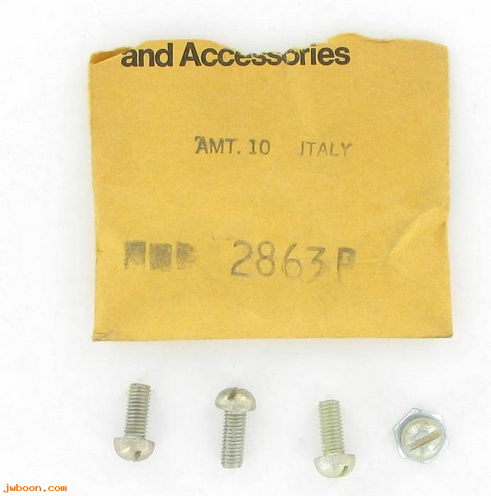       2863P (    2863P): Screw, 5 mm x 12 round head - NOS - Aermacchi Sprint H, SS 67-70