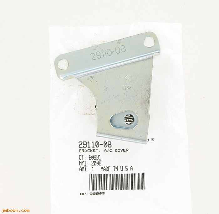   29110-08 (29110-08): Bracket - air cleaner cover - NOS - FXD, Dyna