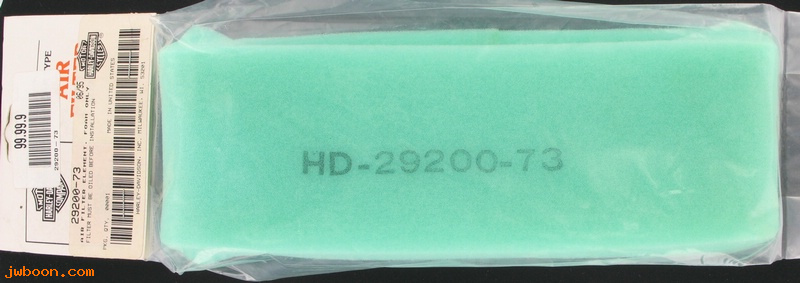   29200-73 (29200-73): Filter element - foam only - NOS - XLCR.XLH,XLCH.FL,FX L75-76