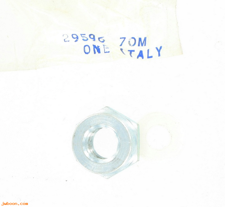   29596-70M (29596-70M): Nut, rotor to crankshaft - NOS - Aermacchi Baja MSR-100 '70-'74