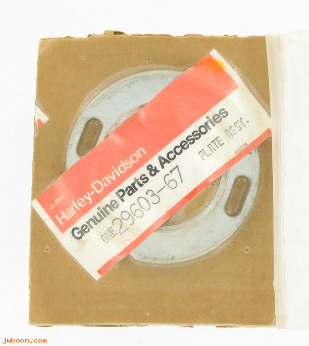   29603-67 (29603-67): Adapter plate, lower - NOS - XLCH '67-'69, magneto