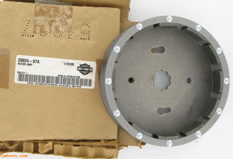   29924-97A (29924-97A): Rotor assembly - NOS - Touring '97-'00