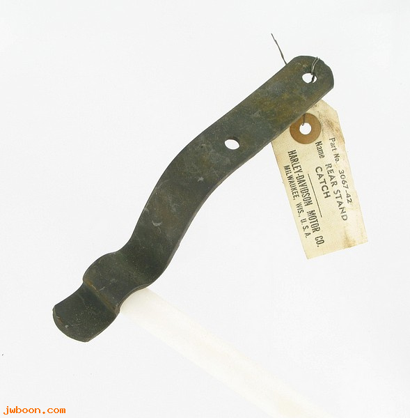    3067-42 ( 3067-42): Catch, rear stand - NOS - Military '42-'52. ELC 1942. Liberator