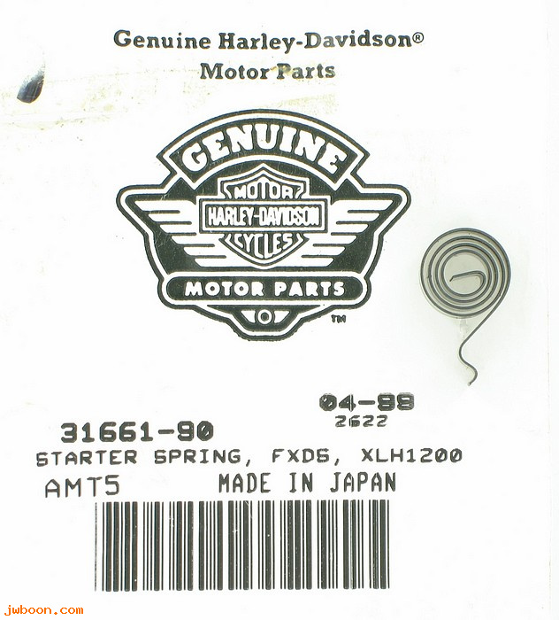   31661-90 (31661-90): Starter spring - NOS - Buell Evo 1340cc '91-   Sportster, XL '91-