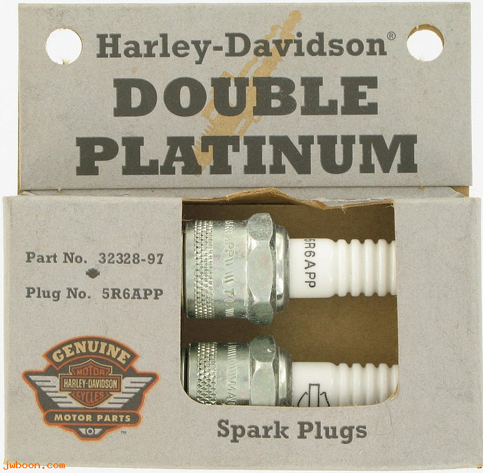   32328-97 (32328-97 / 32363-04): Spark plugs - 2-pack - double platinum - NOS-FL.FXR.FLT 75-00
