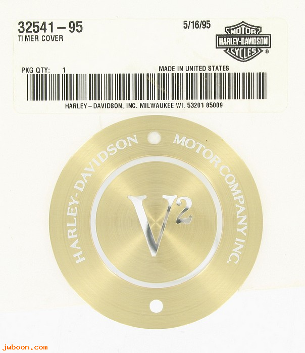   32541-95 (32541-95): Timer cover,Harley-Davidson Motor Company-V2,NOS - FLHTCU-I 1995