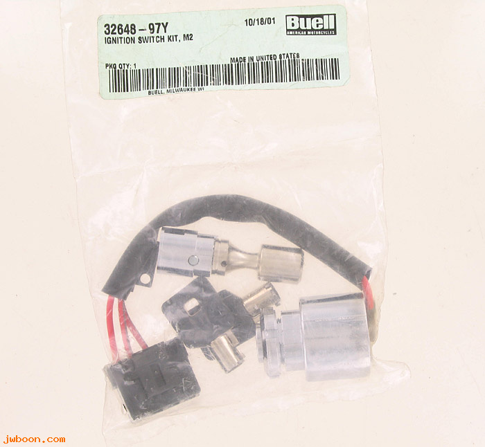   32648-97Y (32648-97Y): Ignition switch kit - NOS - Buell