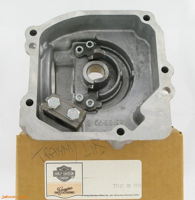   33165-80 (33165-80): Cover, shifter (footshift) with pawls and cam follower body - NOS