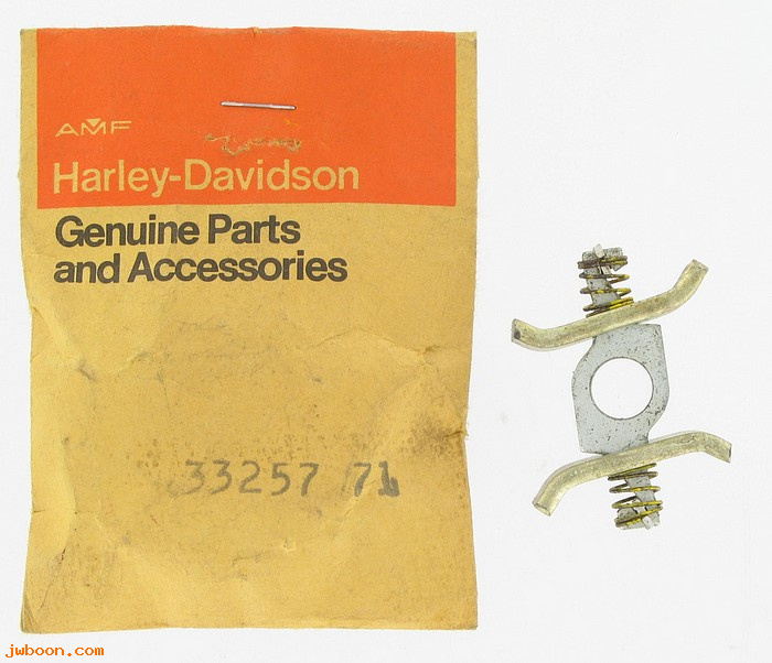   33257-71 (33257-71): Friction shoe assy. - NOS - Snowmobile, Y 398 '71-'72