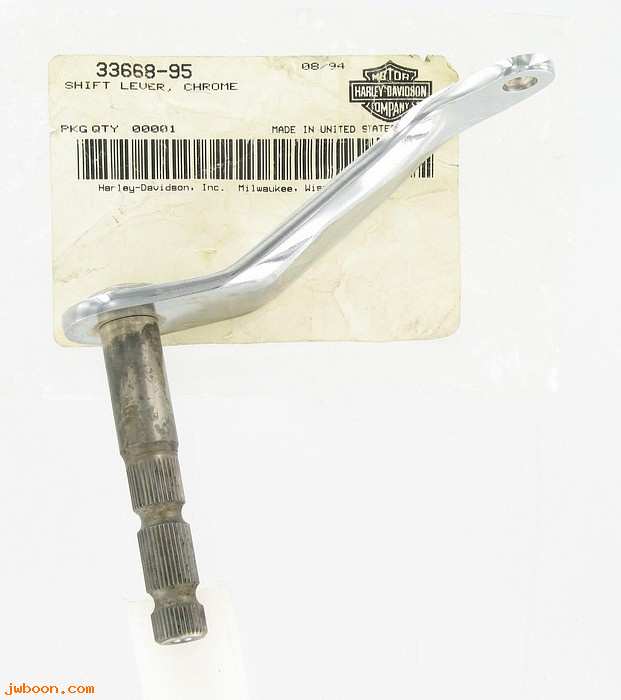   33668-95 (33668-95 / 33668-90B): Shifter lever assy. - NOS - Softail '90-'02