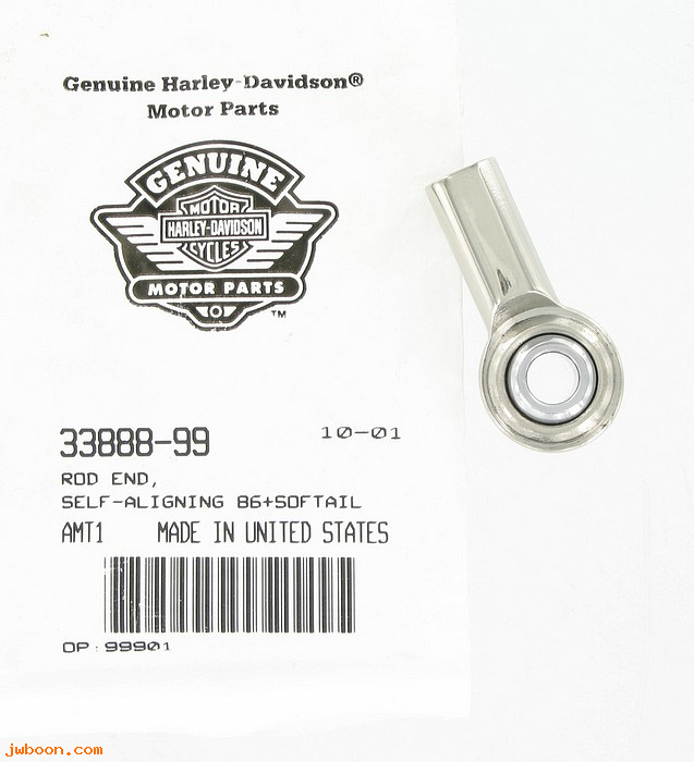   33888-99 (33888-99): Rod end, self-aligning - NOS - Softail '86-