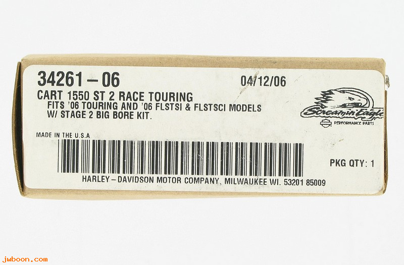   34261-06 (34261-06): Cartridge 1550cc, Stage 2  race, Screamin' Eagle,NOS. Touring