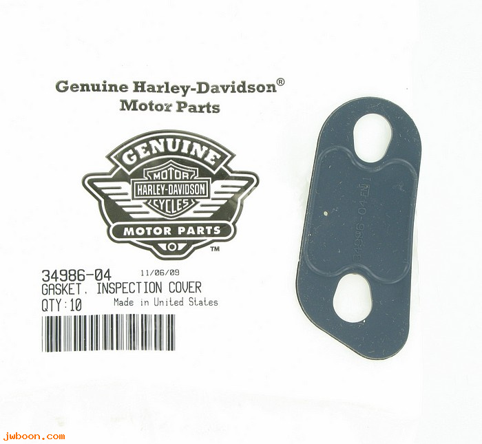   34986-04 (34986-04): Gasket - inspection cover - NOS - Sportster XL '04-'08