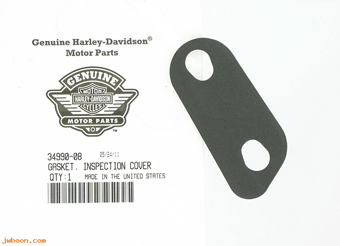   34990-08 (34990-08): Gasket - chain inspection cover - NOS - Sportster XL's