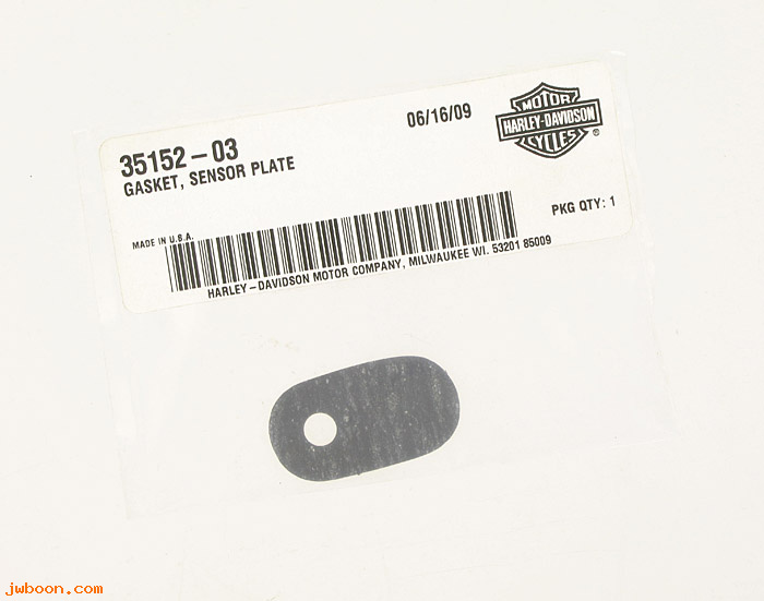   35152-03 (35152-03): Gasket - sensor plate - NOS