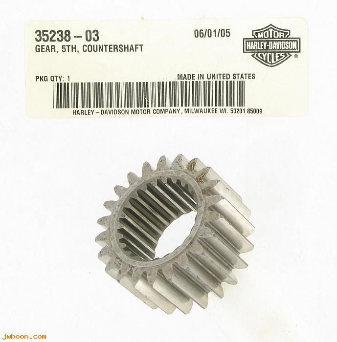   35238-03 (35238-03): Gear, 5th - countershaft - NOS - 6-speed transmission