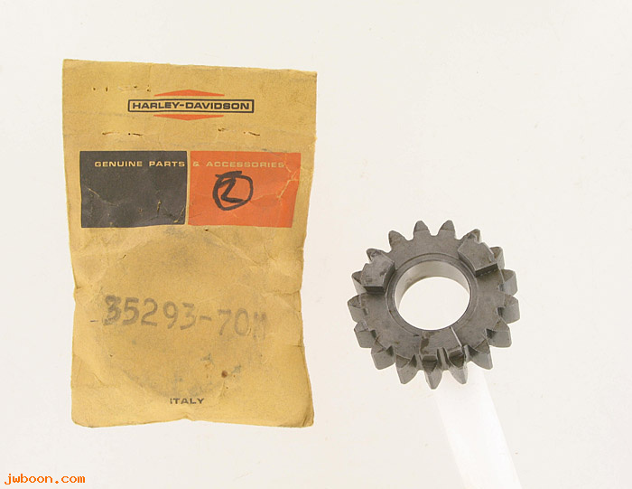   35293-70M (35293-70M): Third gear, countershaft - NOS - Aermacchi Sprint ERS '70-'71,AMF
