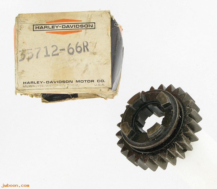   35712-66R (35712-66R): Third gear countershaft  - 24 T - NOS - KR,KRTT,XLR,XR 750